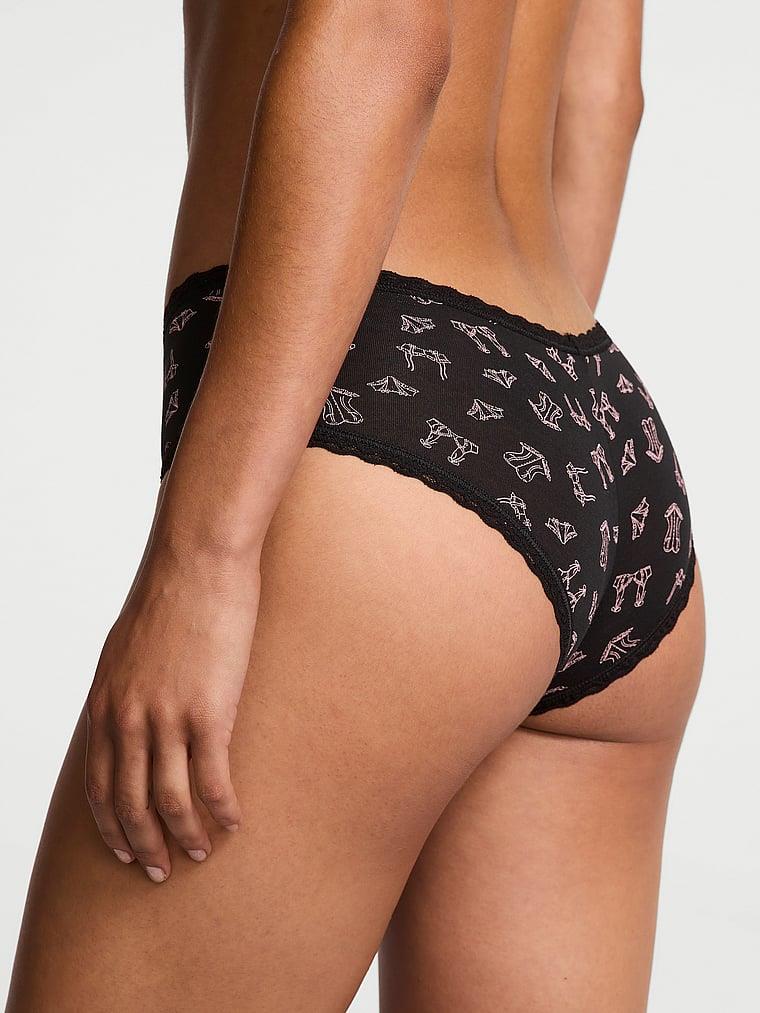 Beli Dantelli Pamuklu Cheeky Kulot arka görünüm