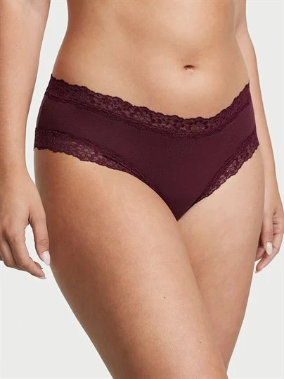 Posey Beli Dantelli Pamuklu Cheeky Kulot