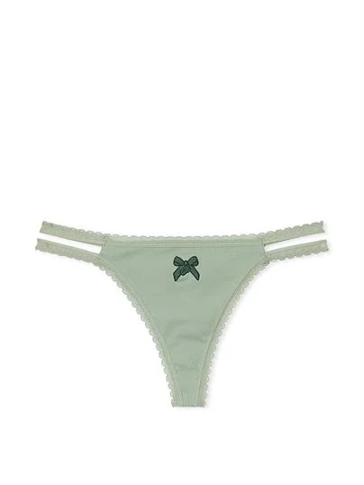 Pink Wink Dantelli Askili Tanga ön görünüm