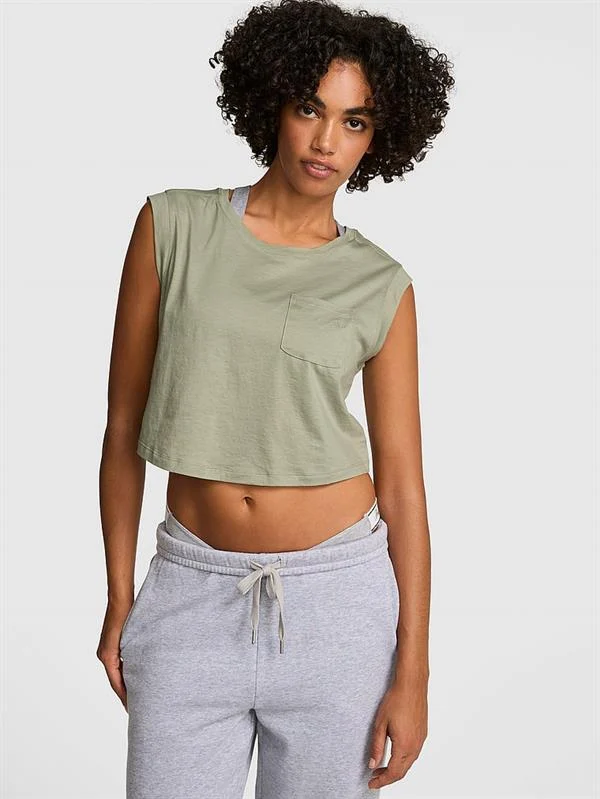 Pink Cepli Crop Ust