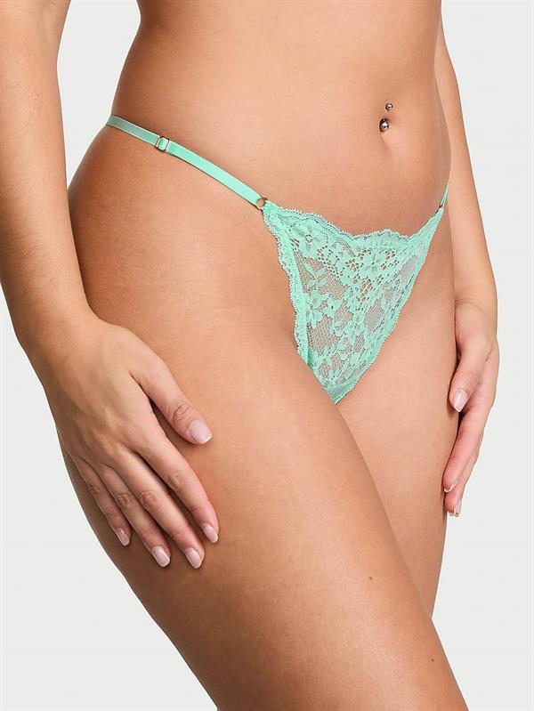Dantelli Ayarlanabilir V String Kulot