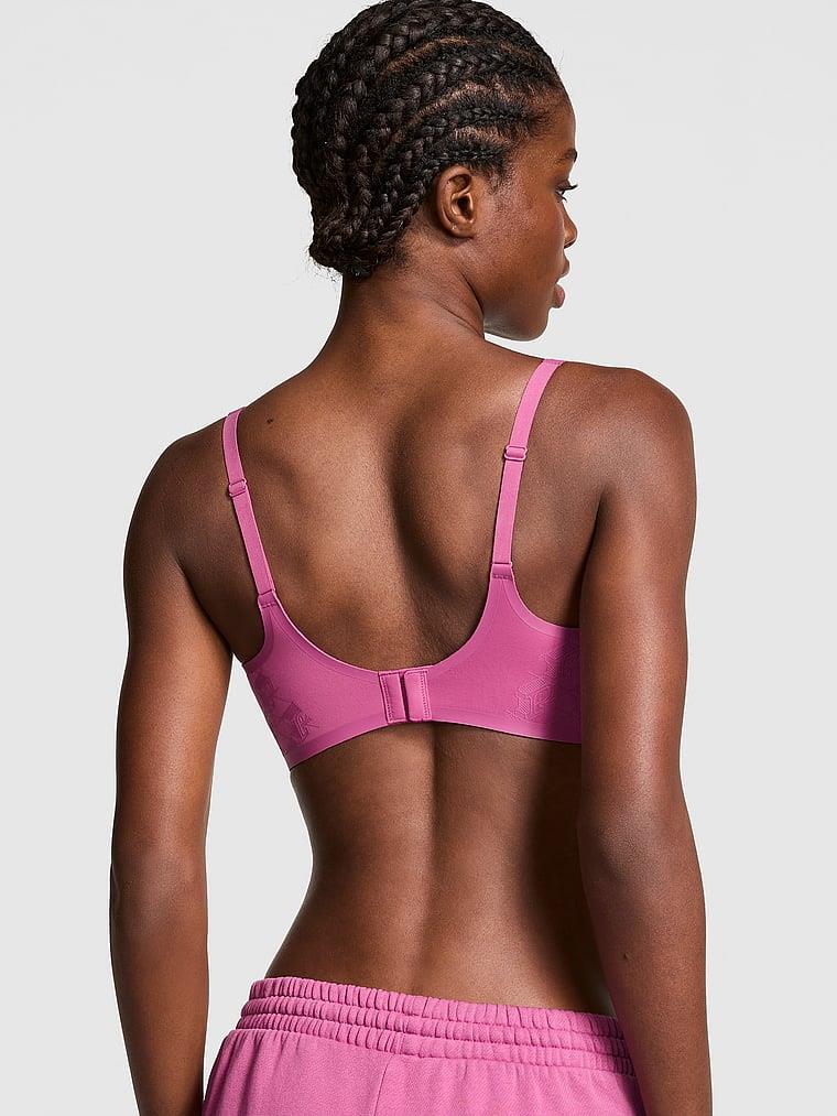 Pink Relay Scoop Logolu Sporcu Sütyeni arka görünümü