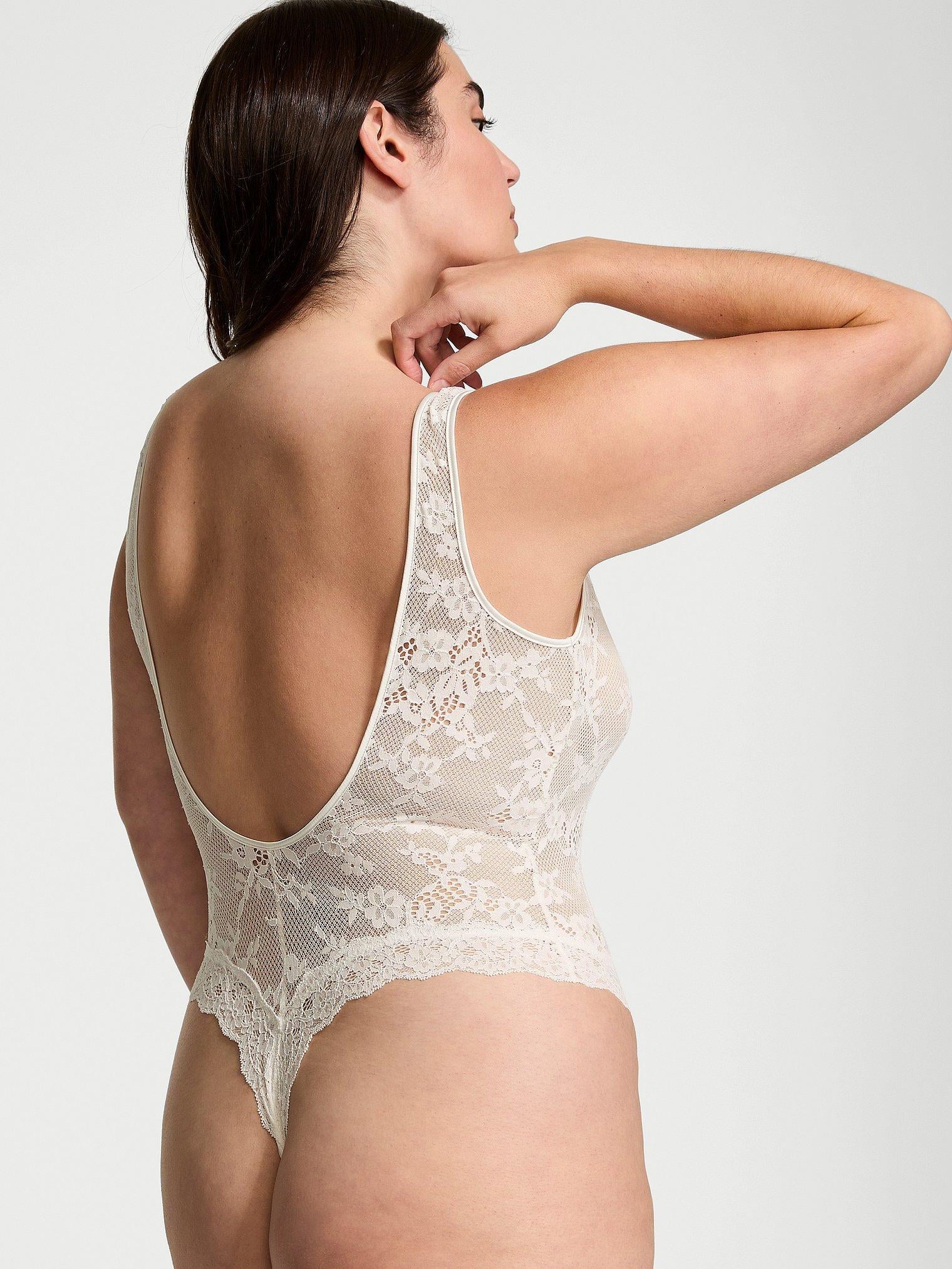 Dantelli Scoop Bodysuit arka görünüm