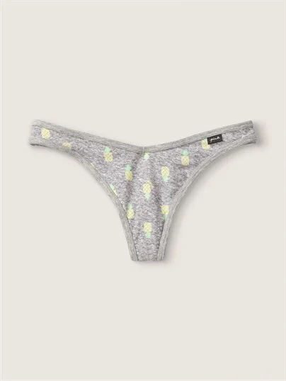 Pink Pamuk Tanga Kulot