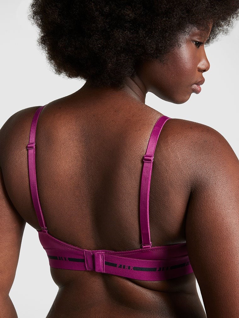 Victorias S Secret Pink Wear Everywhere Balensiz Push Up Sütyen arka görünümü