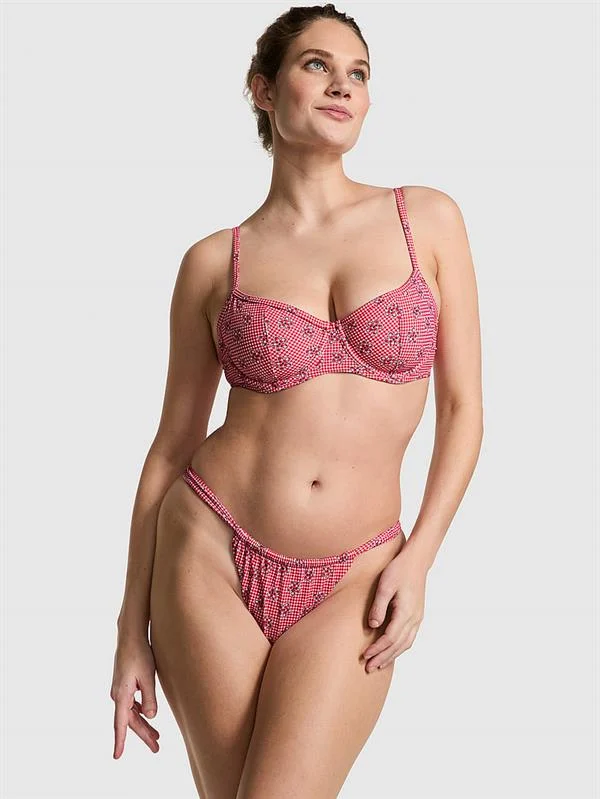 Pink Buttercup Bikini Ustu ön görünüm