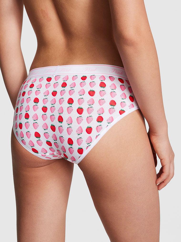Pink Logolu Pamuklu Hiphugger Kulot arka görünümü