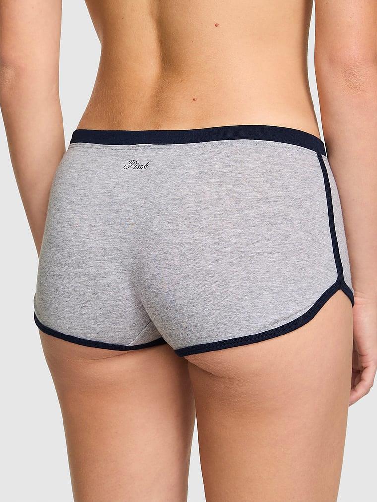 Pink Pamuklu Boyshort Kulot arka görünüm