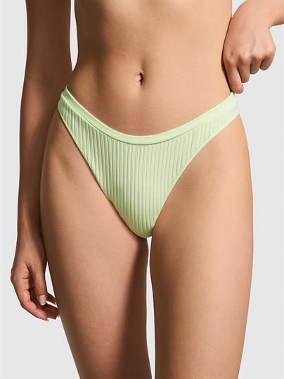 Pink Seamless Derin Bacak Kesim Tanga