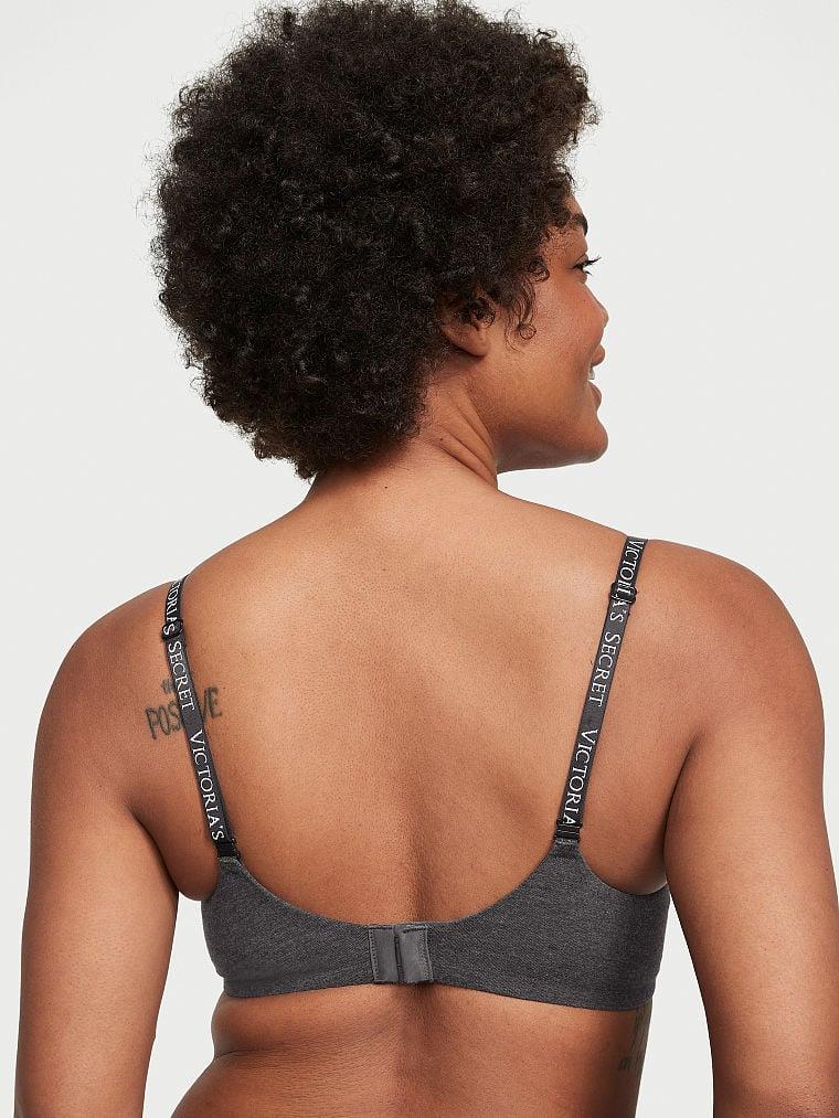 The T Shirt Push Up Toparlayici Sütyen Pamuklu arka görünüm