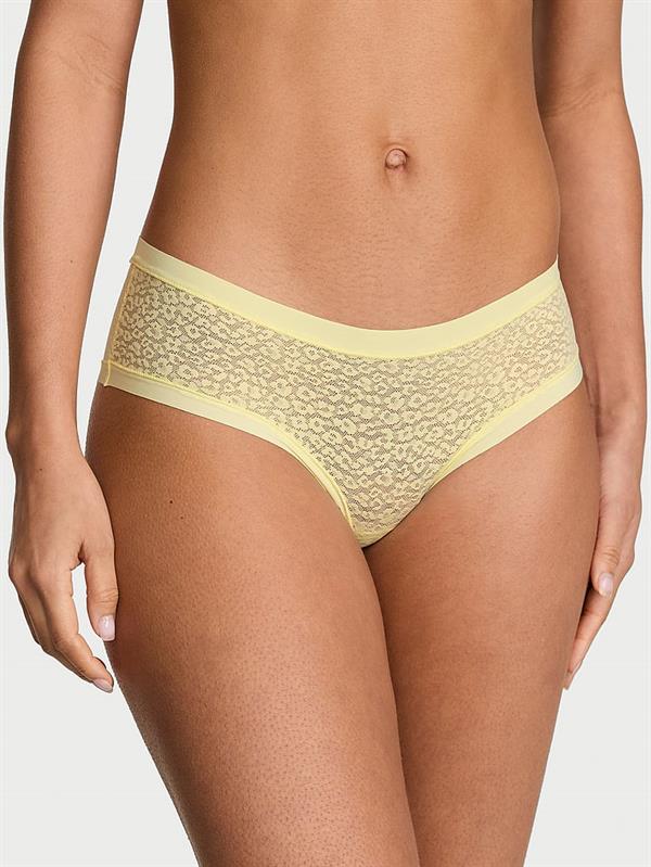 Lazer Kesim Leoparli Dantelli Cheeky Kulot