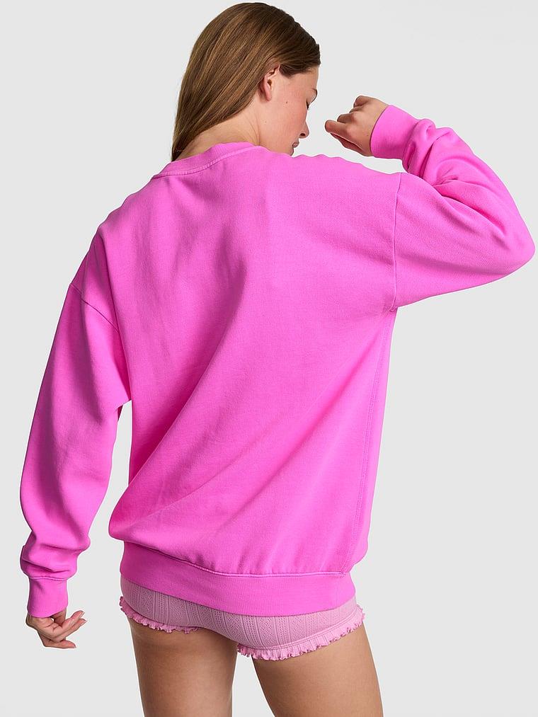 Pink Ivy Oversize Bisiklet Yaka Sweatshirt arka görünümü