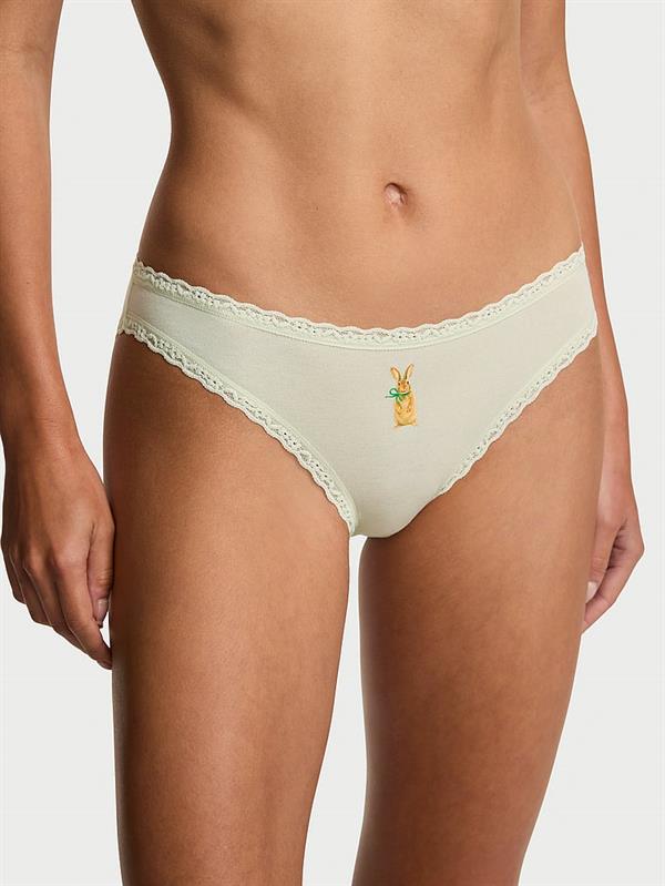 Dantelli Pamuklu Bikini Kulot