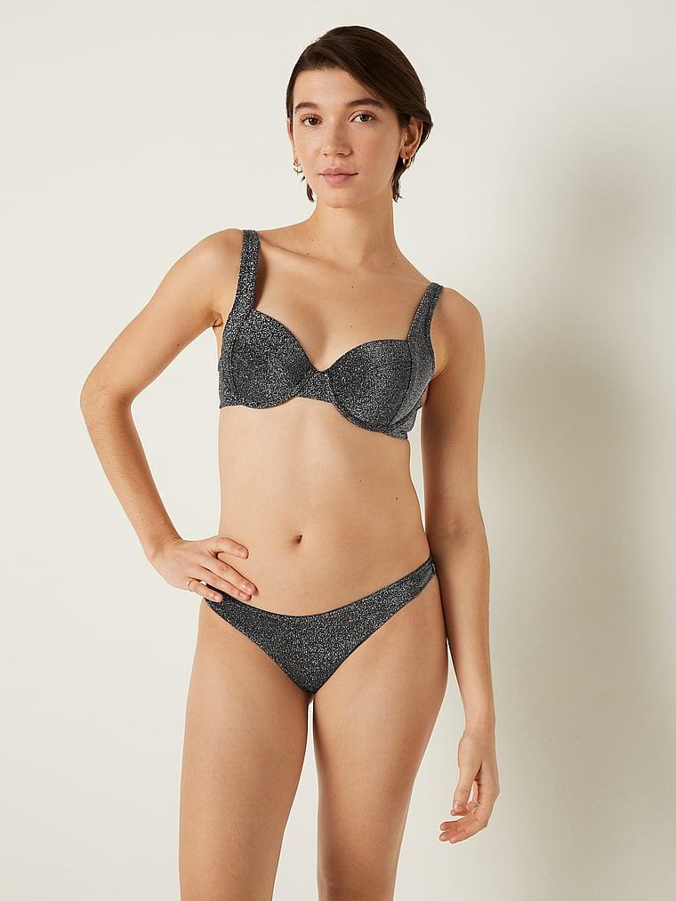 Victorias S Secret Pink Işıltılı Brazilian Bikini Alti arka görünümü
