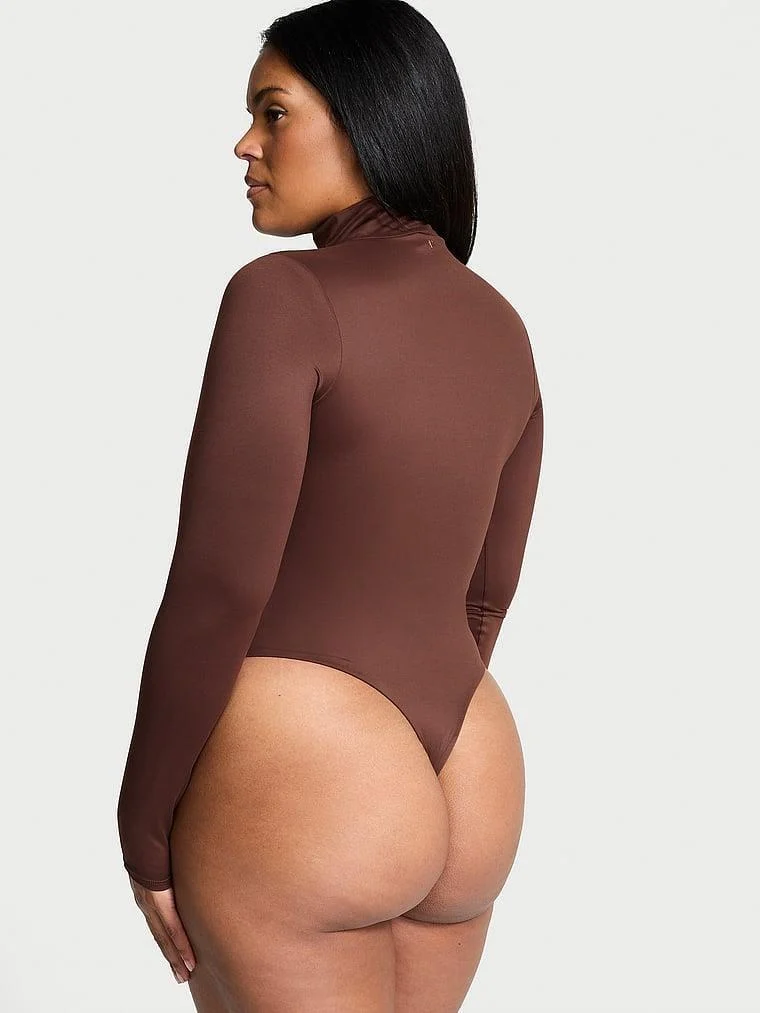 Bodywear By Victoria With Feathersoft Balikci Yaka Bodysuit arka görünüm