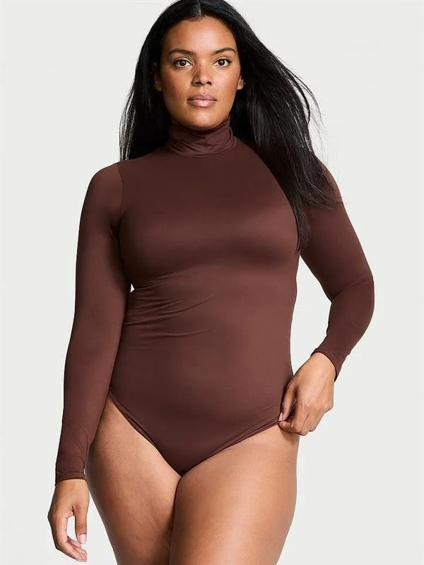 Bodywear By Victoria With Feathersoft Balikci Yaka Bodysuit