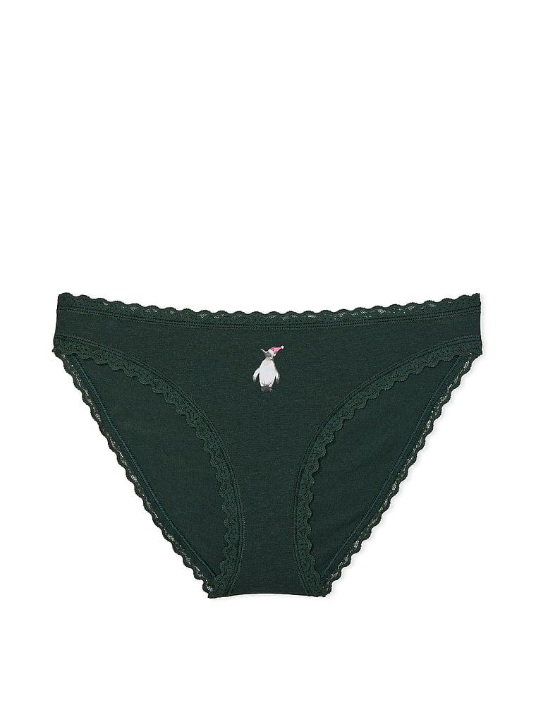 Dantelli Pamuklu Bikini Kulot arka görünümü