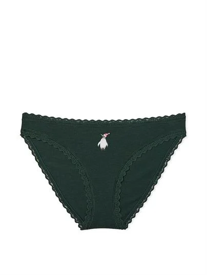 Dantelli Pamuklu Bikini Kulot