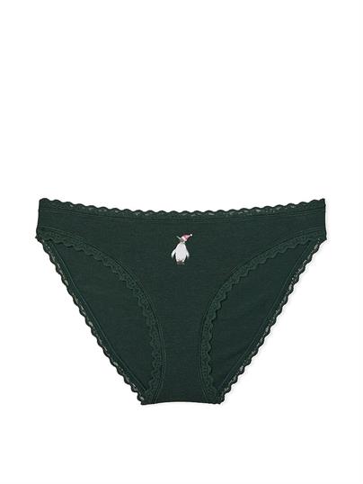 Dantelli Pamuklu Bikini Kulot