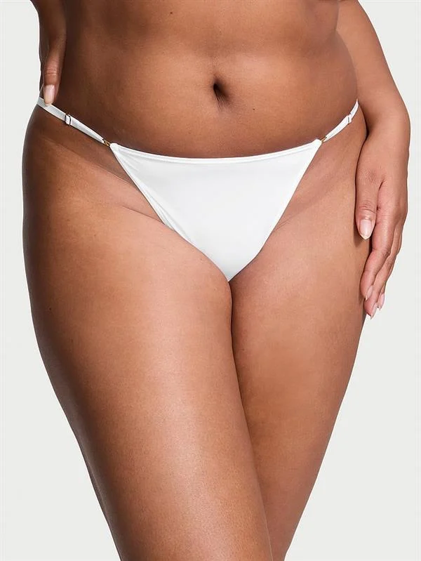 Puruzsuz Ayarlanabilir Ipli Bikini Kulot ön görünüm