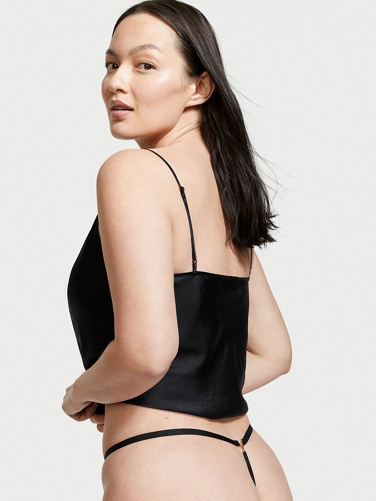 Very Sexy V Parcali Dantel V String Kulot arka görünümü