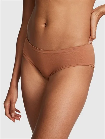Pink Seamless Hipster Kulot ön görünüm