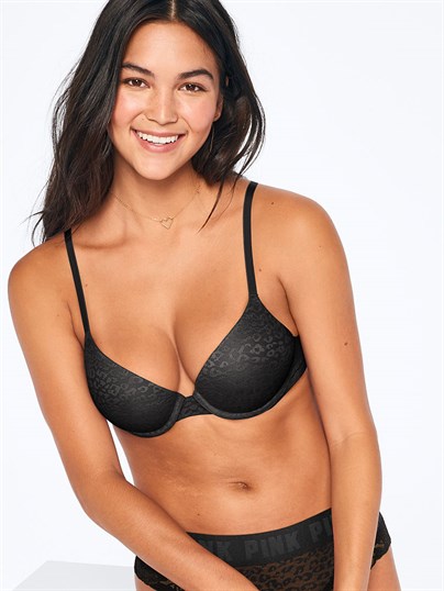 Pink Wear Everywhere Dantelli Push Up Sütyen