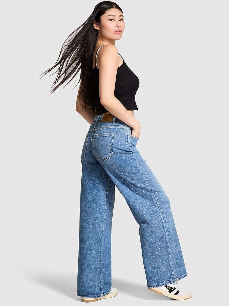 Pink Denim By Pink Bol Paca Pantolon arka görünüm