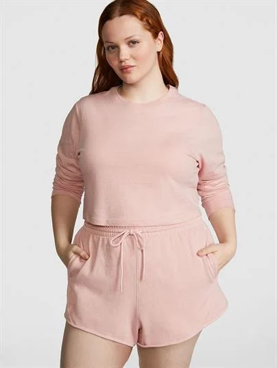 Pink Ivy Kivrimli Sort ön görünüm