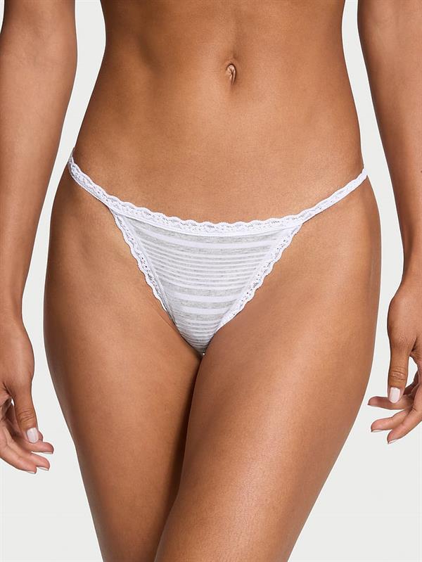 Dantelli Pamuklu V String Kulot