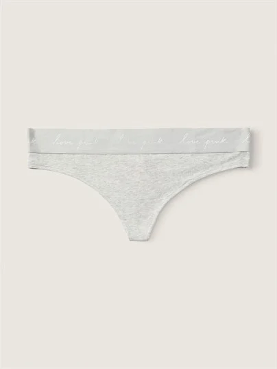 Victorias S Secret Pink Logolu Tanga