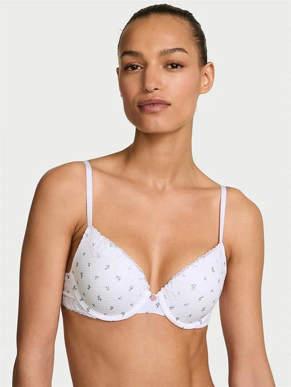 Perfect Shape Pamuklu Dantelli Push Up Sütyen