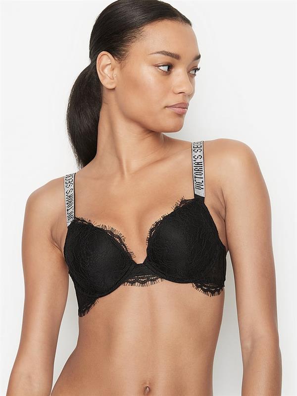 Very Sexy Dantelli Piriltili Askili Push Up Sütyen