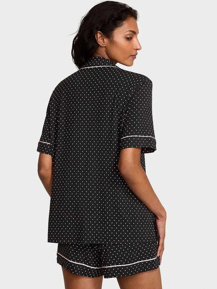 Modal Kısa Pijama Takimi arka görünüm