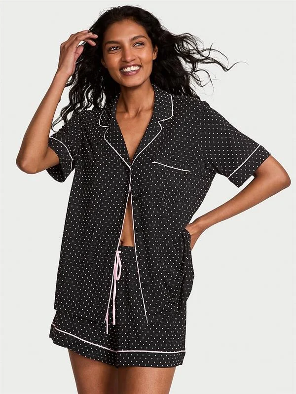 Modal Kısa Pijama Takimi ön görünüm