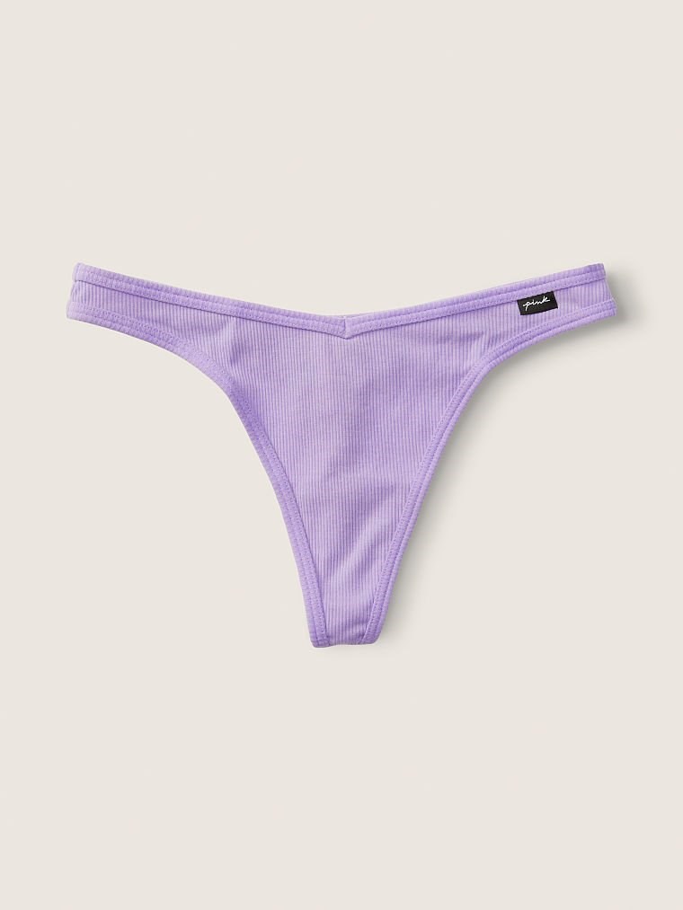 Pink Pamuklu Tanga Kulot arka görünümü
