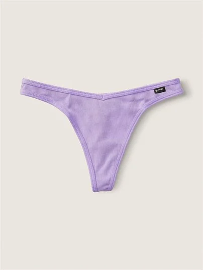 Pink Pamuklu Tanga Kulot ön görünüm
