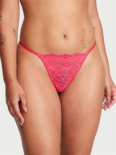 Ayarlanabilir Askili Dantel V String Kulot