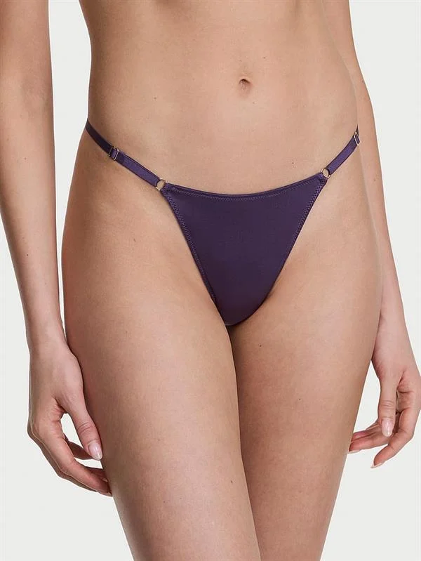 Smooth High Leg Adjustable V String Panty
