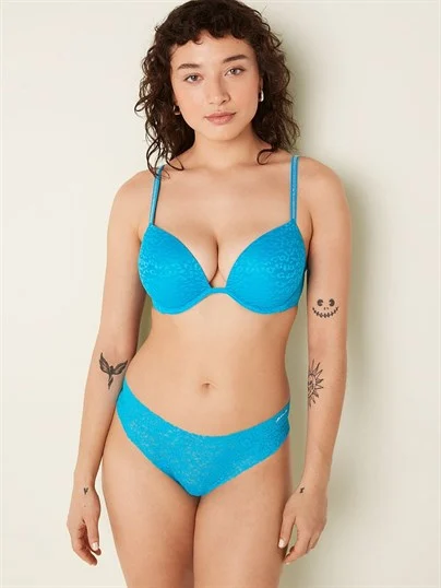 Victorias S Secret Pink Wear Everywhere Super Push Up Sütyen ön görünüm