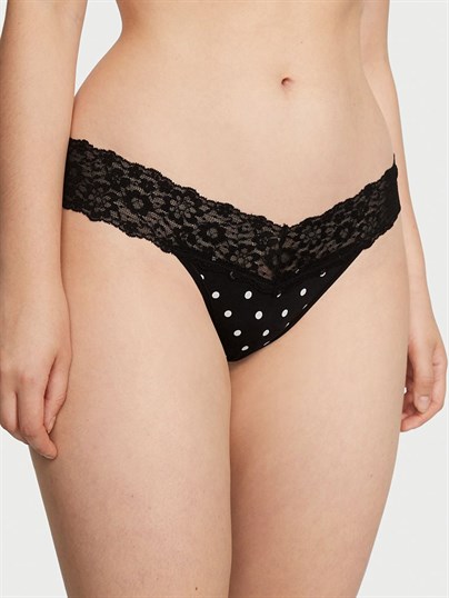 Posey Beli Dantelli Pamuklu Tanga