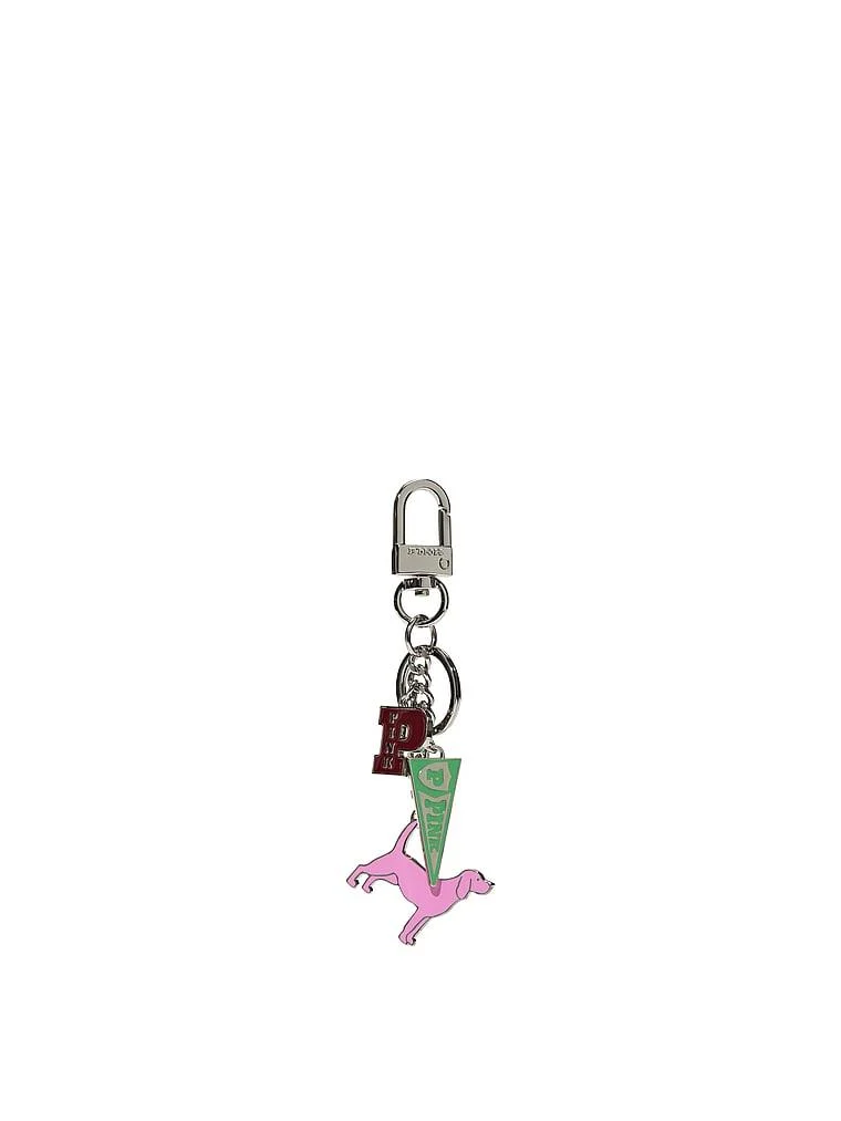 Pink Logolu Charm Anahtarlik arka görünüm