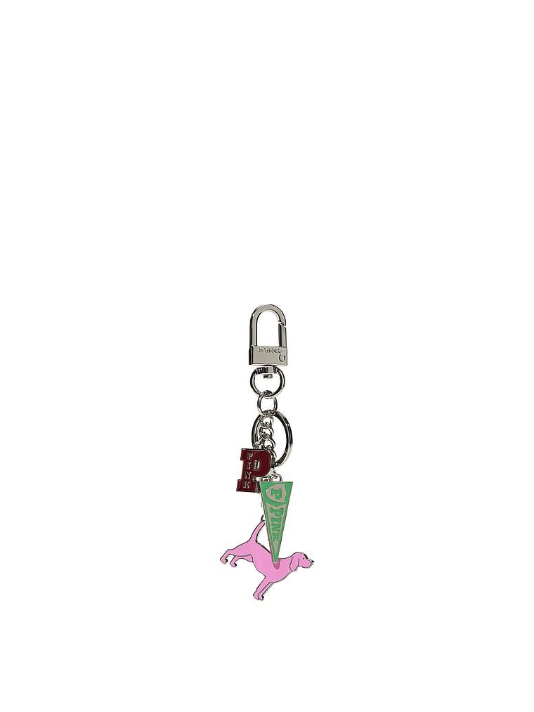 Pink Logolu Charm Anahtarlik arka görünümü