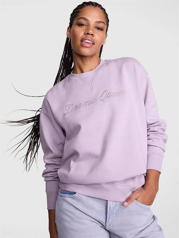 Pink Ivy Oversize Bisiklet Yaka Sweatshirt ön görünüm