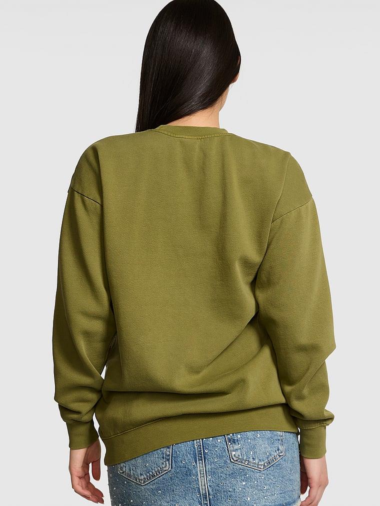 Pink Ivy Oversize Bisiklet Yaka Sweatshirt arka görünümü