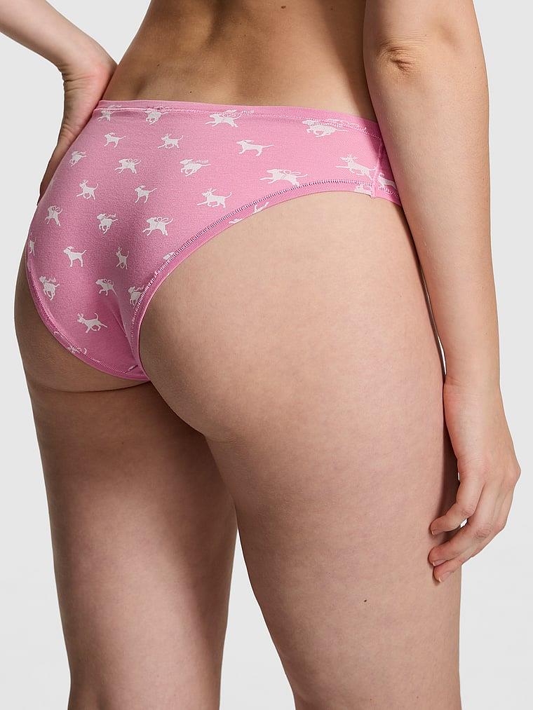 Pink Pamuklu Cheeky Kulot arka görünümü