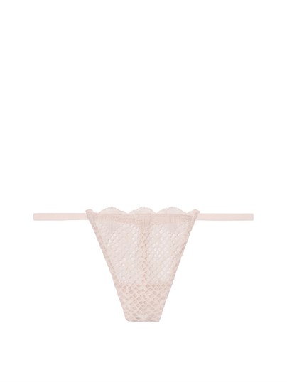 Very Sexy Dantel Ve Fileli V String Kulot
