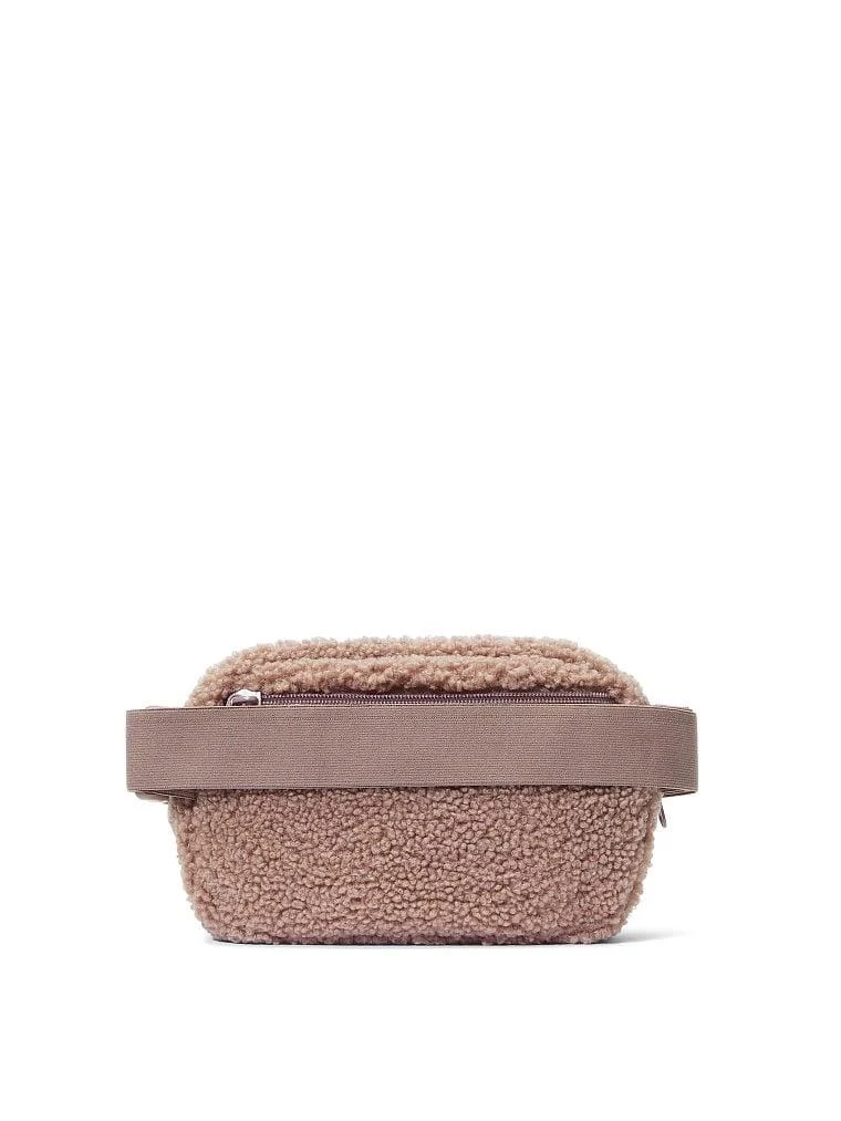 Pink Cozy Polar Bel Çantası arka görünüm