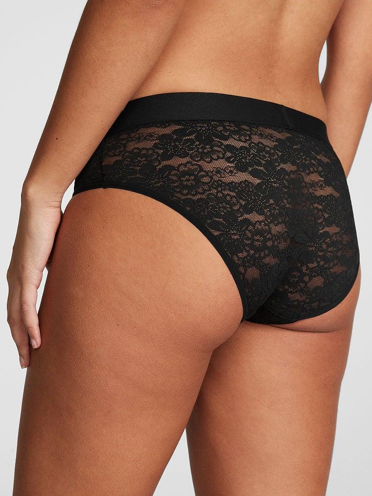 Pink Seamless Scoop Tanga arka görünüm