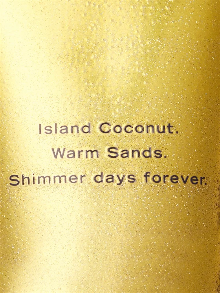 Coconut Passion Shimmer Vücut Losyonu arka görünüm
